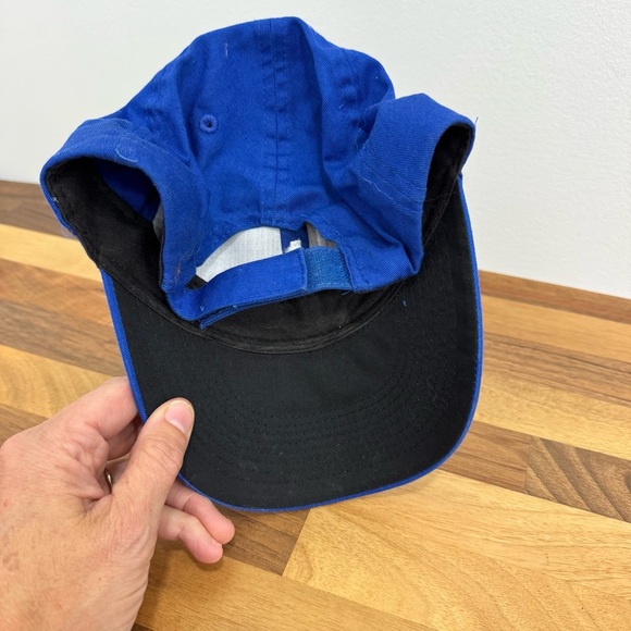 LA Dodgers Baseball Cap Blue white embroidered logo One size adjustable - Picture 9 of 9